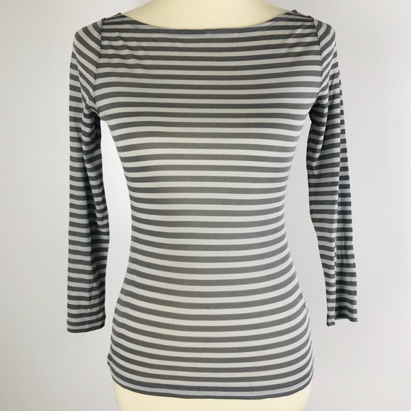 Charles Nolan Tops - Charles Nolan 100% Silk 3/4 Sleeve Clingy Shirt XS